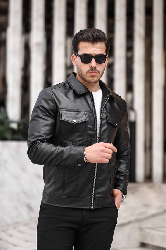 Classic Leather Jackets for the Distinguished Man    CODE : 05